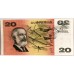 AUSTRALIA 1976 . TWENTY 20 DOLLARS BANKNOTE . ERROR